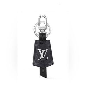 Louis Vuitton Cloches-Cles LV Monogram Eclipse Bag Charm and KeyRing Holder $395